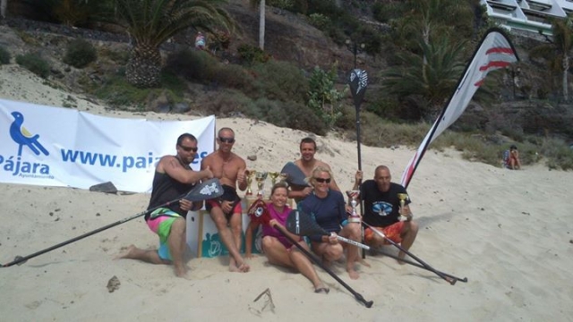  With the paddle paddles